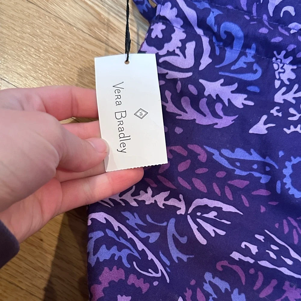 Vera Bradley Purple Paisley Bag and Ditty bag set - Picture 8 of 12